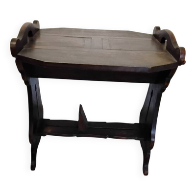 Table ancienne à système