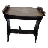 Antique table with a system