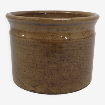 Ancien pot à confiture ou pot à graisse digoin Sarreguemines