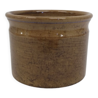 Ancien pot à confiture ou pot à graisse digoin Sarreguemines