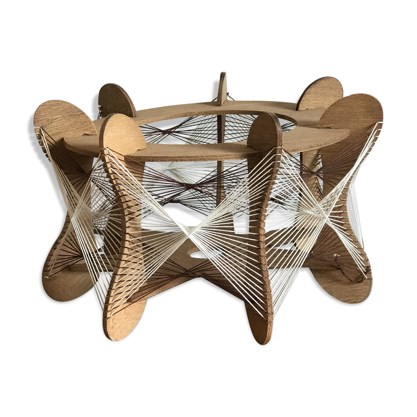 Scandinavian suspension yarn and wood