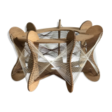 Scandinavian suspension yarn and wood