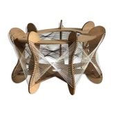 Scandinavian suspension yarn and wood