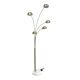 Scandinavian floor lamp in metal and marble, Sweden, 1950.