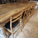 Large antique farmhouse table