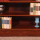 open mahogany library with inlays - 19th century