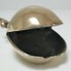 Zoomorphic ashtray massive brass whale 70s