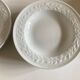 set of 6 Bernardaud Louvre neo-classical plates with laurel wreath