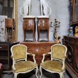 Pair of armchairs cabriolet louis xv