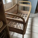 Rattan children's bed