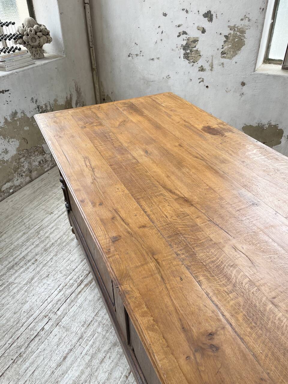 Comptoir en chêne drapier chêne 1900