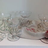 Set of 6 champagne glasses