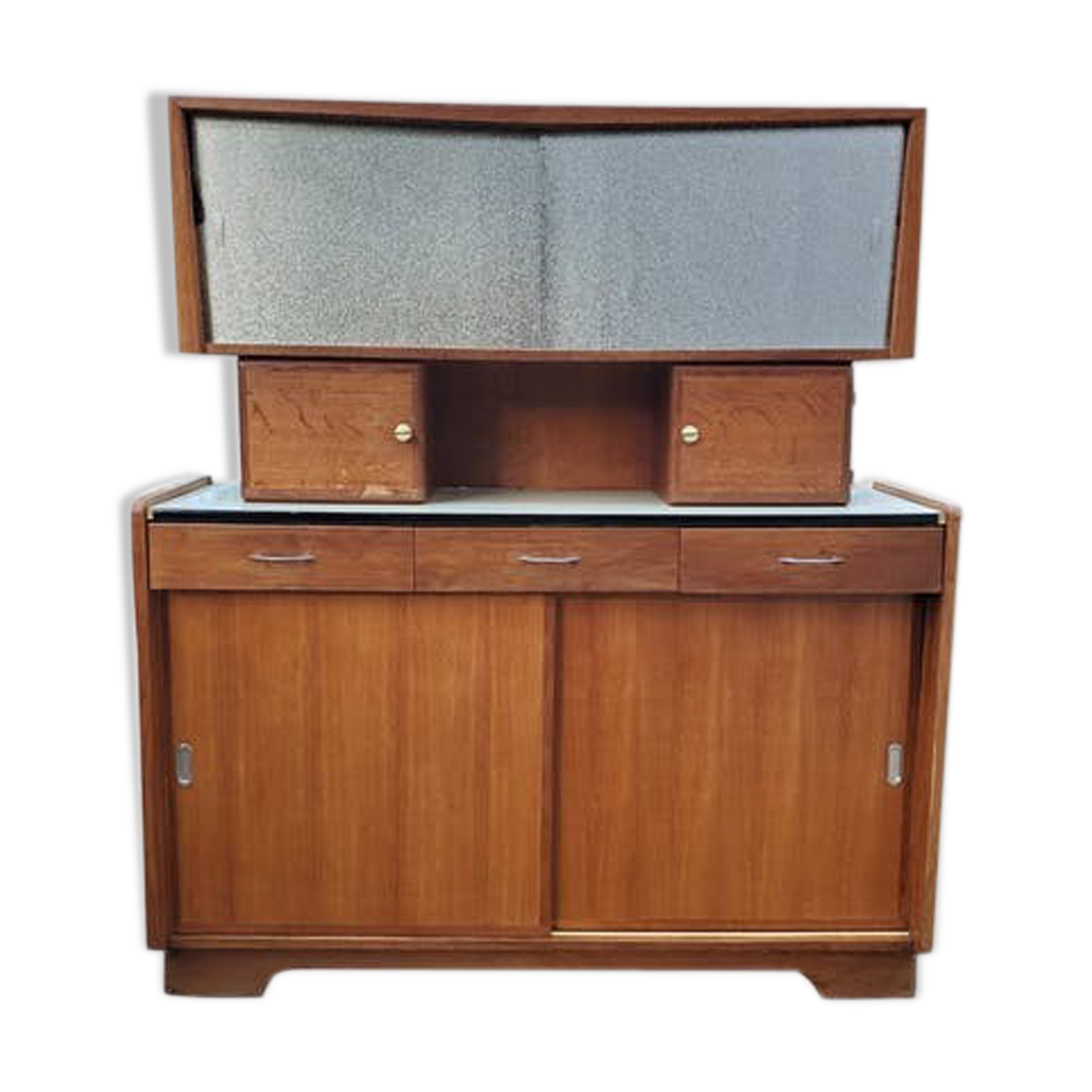 60's wood buffet