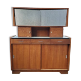 60's wood buffet