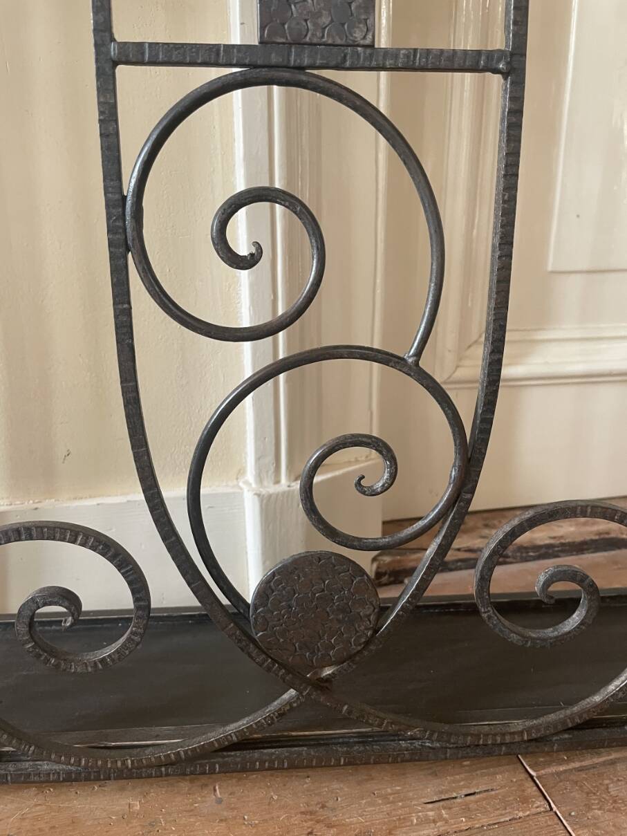 Porte-manteau mural sur pied art déco