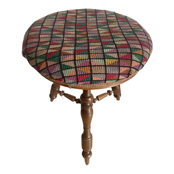 Tabouret de piano Antique