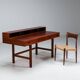 Peter Lovig Flip-Top Partners desk rosewood Lovig Denmark 1960