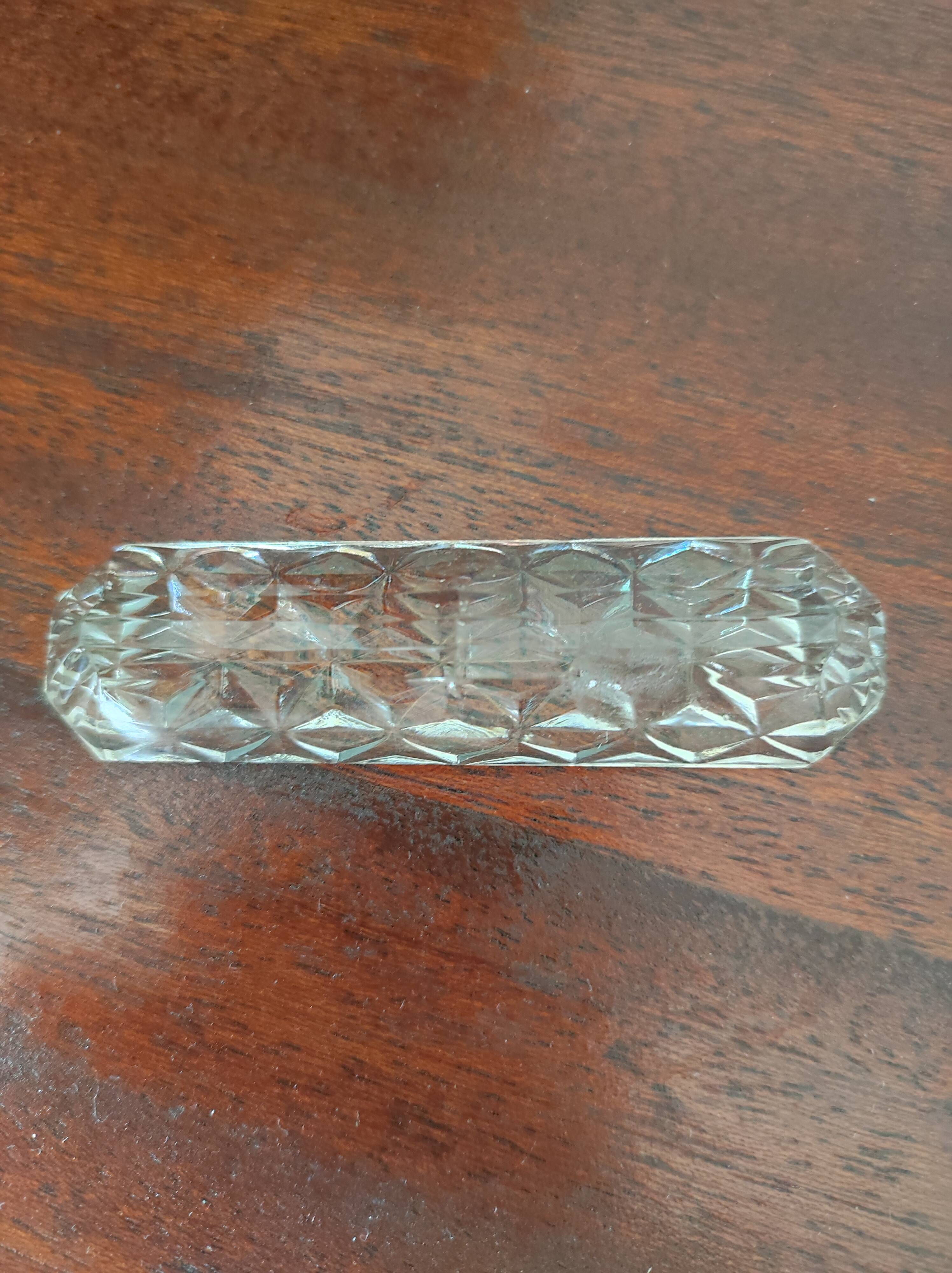 Antique Double Glass Knife Holders (Set of 12)