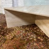 Travertine coffee table