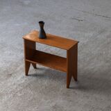 Petit banc / table d'appoint en pin