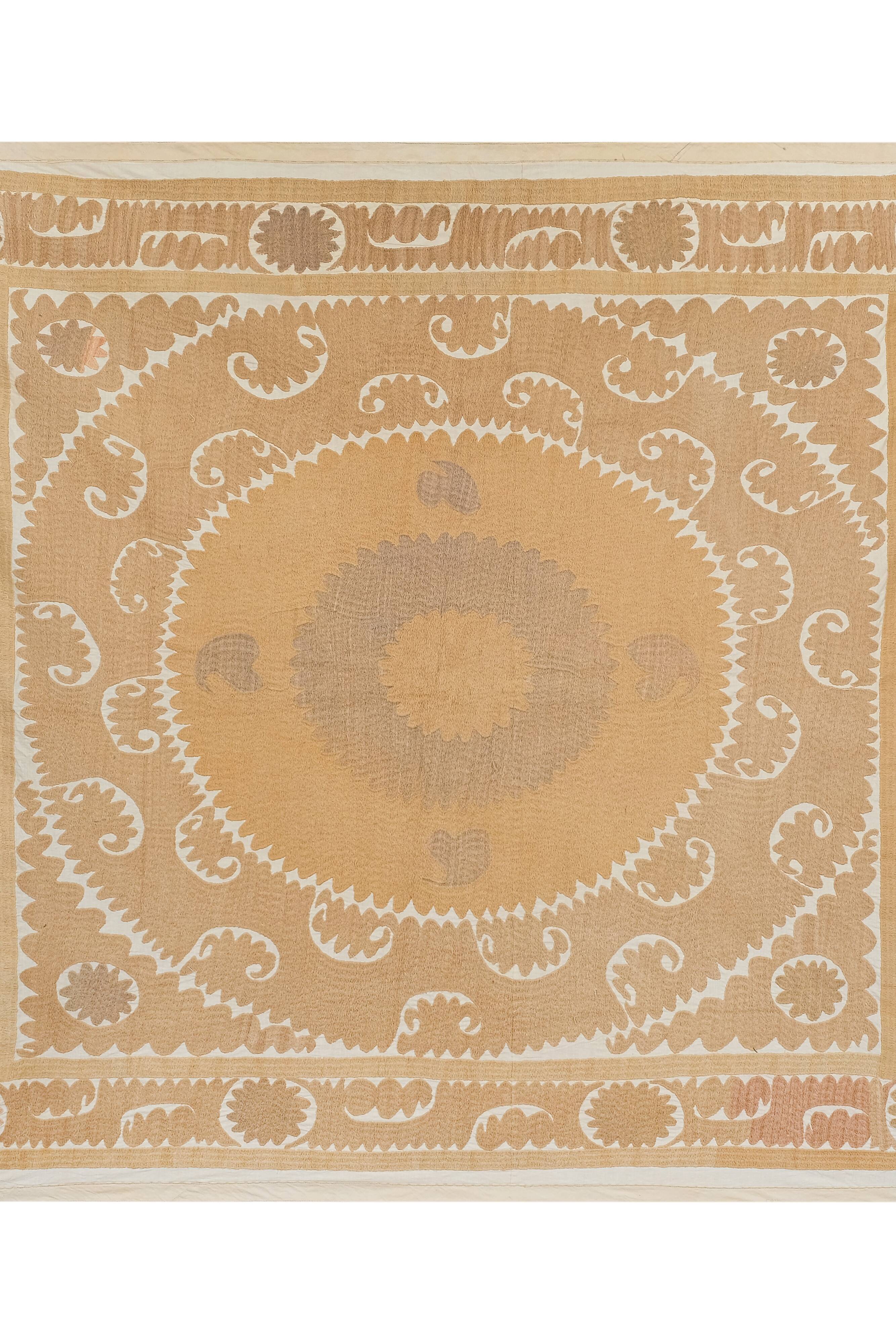 Vintage Turkish hand-knotted rug 153x164 cm