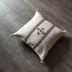 Coussin berbère marocain blanc en coton