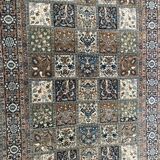 Old Persian Ghoum handmade carpet 207 X 303 cm