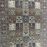 Old Persian Ghoum handmade carpet 207 X 303 cm