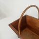 Panier vintage artisanal en bois