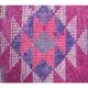 1970s Turkish Handmade Pink Diamond Wool Runner Rug 78x384