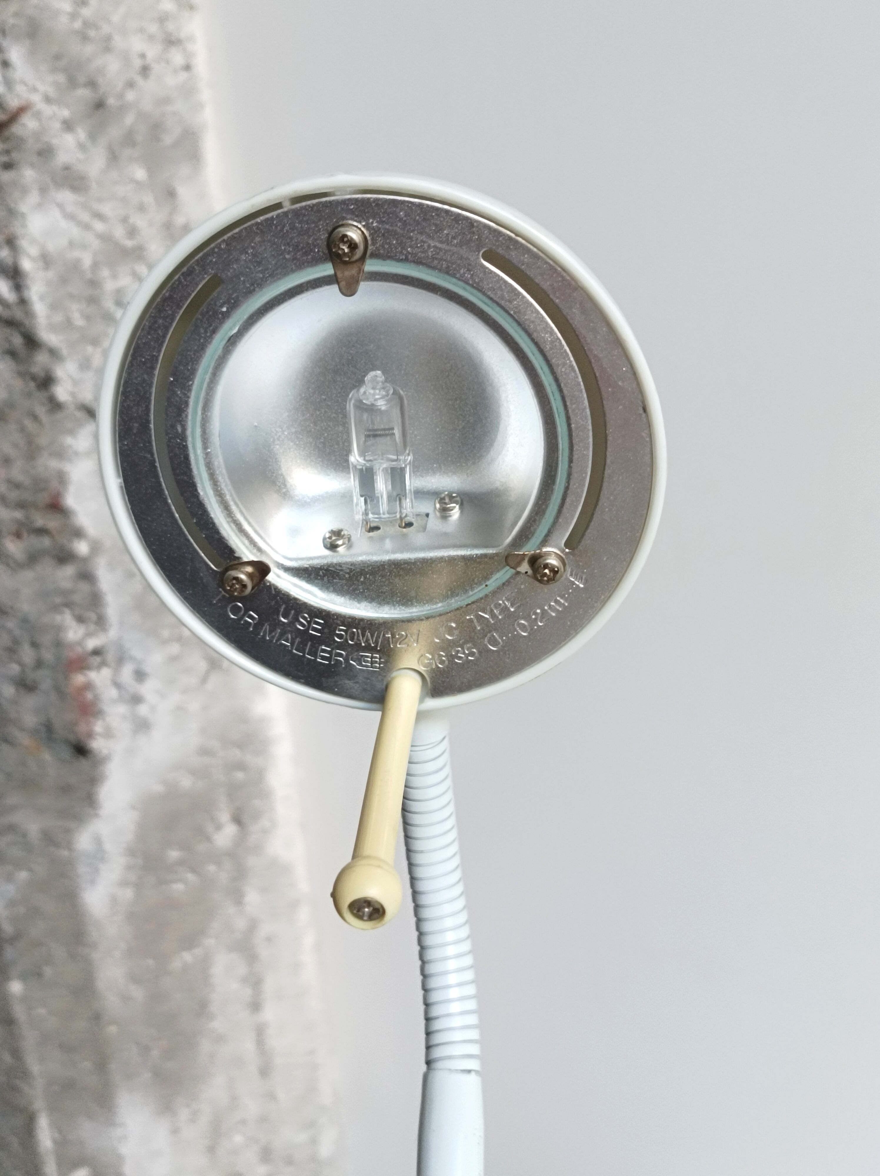 Vintage two-tone flexible lamp codilem 70s/80s