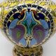 Vase En Majolique Art Nouveau
