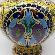 Vase en majolique Art Nouveau