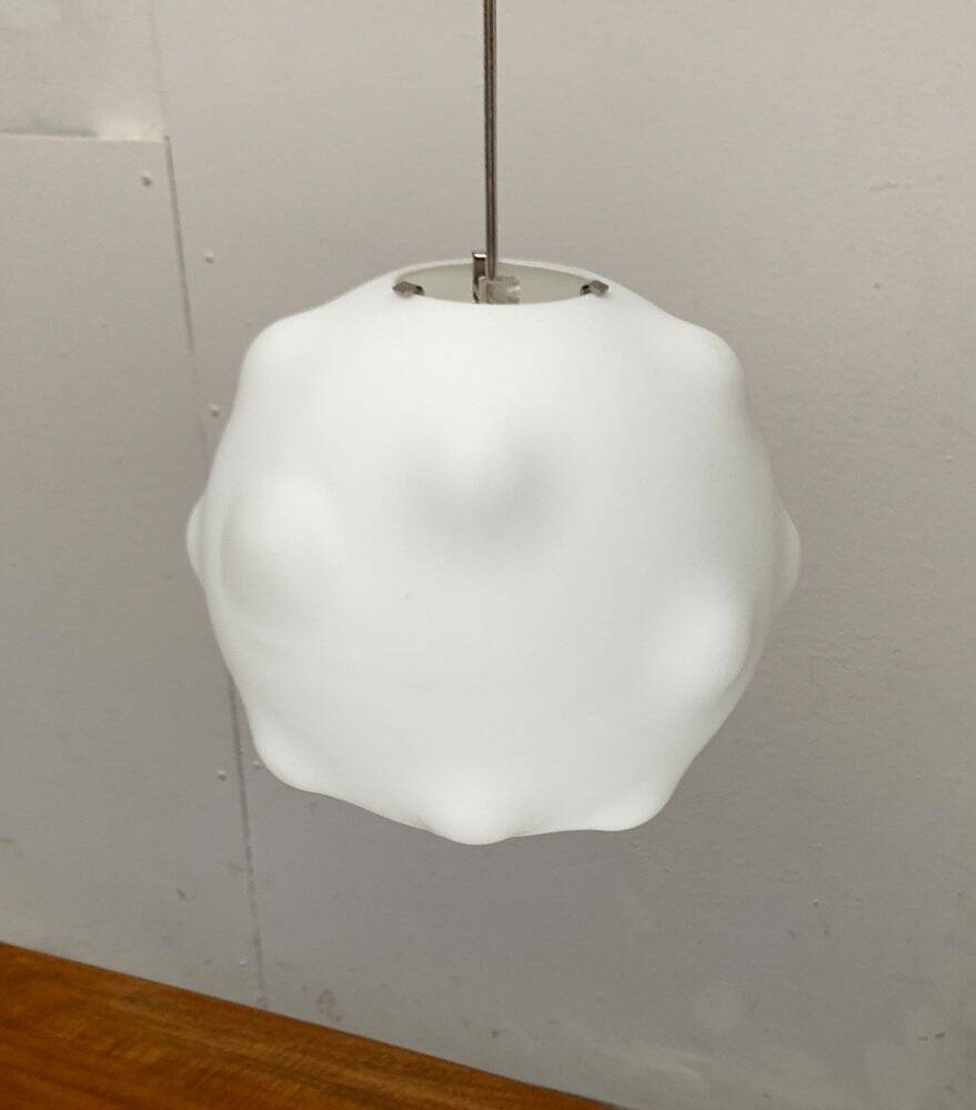 Glass suspension lamp Lampoon postmodern by Aldo Cibic for Foscarini