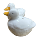Salt and pepper shaker in duck-shaped earthenware