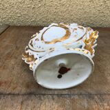 Former Vase De Marié Porcelain Blanche - Vintage Gilding