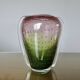 Murano vase in blown glass, bubbled, 50s-60s