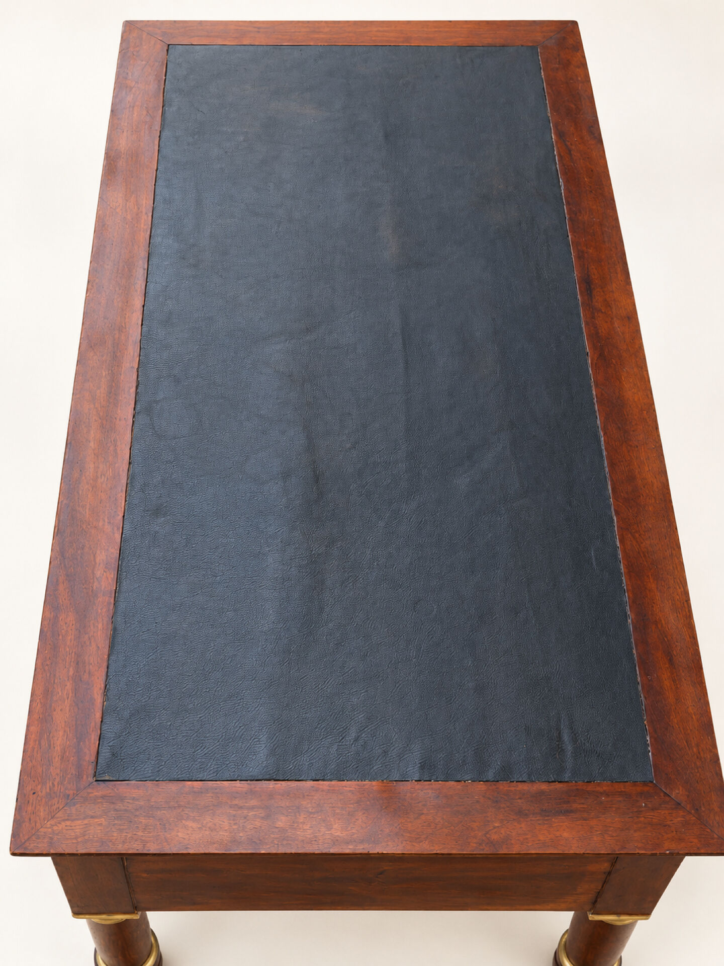 Empire style flat desk in mahogany