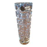 70s crystal vase