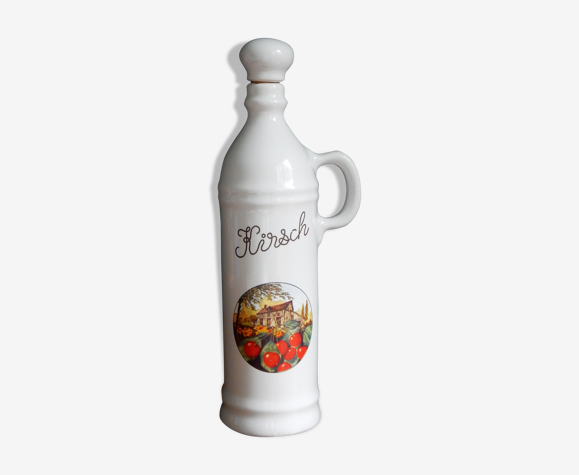 Bouteille de Kirsch en porcelaine Revol France