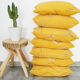 Moroccan cactus silk pillow