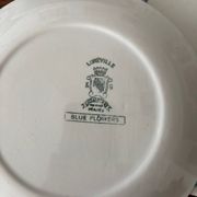 Set of 6 dessert plates Lunéville Blue Flowers – Vintage crockery