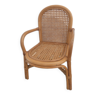 Children's rattan chair 1960
