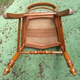 Antique chair Louis-Philippe in cherry wood