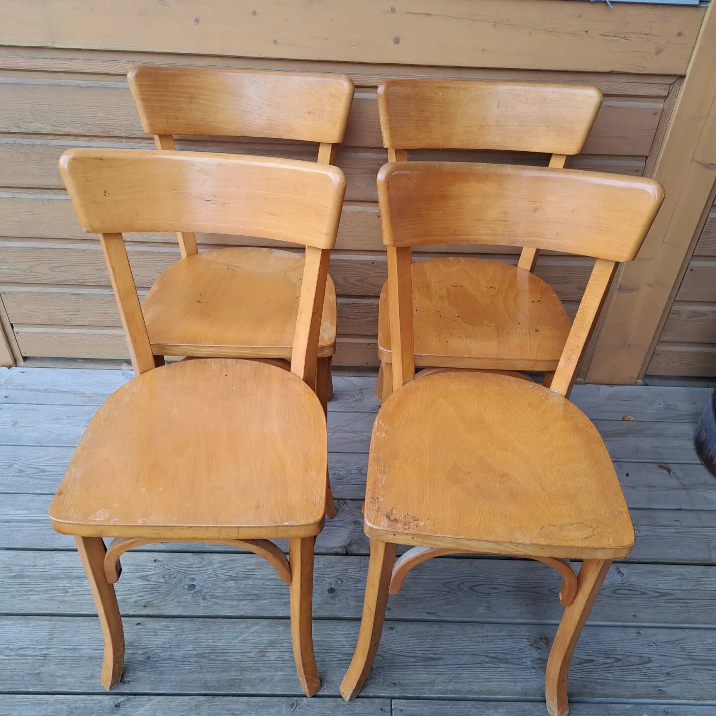 Lot of bistro chairs