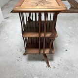Art Nouveau style revolving bookcase