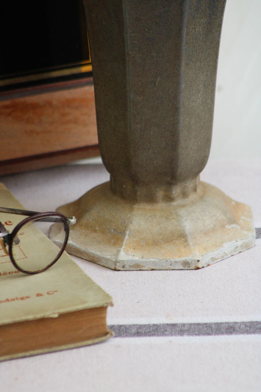 Cast iron vase