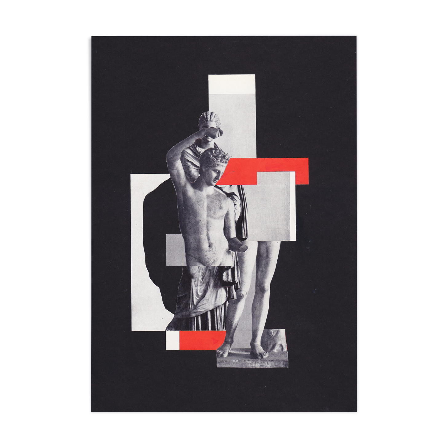 Collage on poetry paper