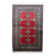 Vintage Uzbek Bukhara rug 92cm x 140cm 1960s