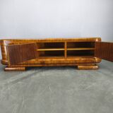 Art Deco Walnut Sideboard, Czechoslovakia, 1930s